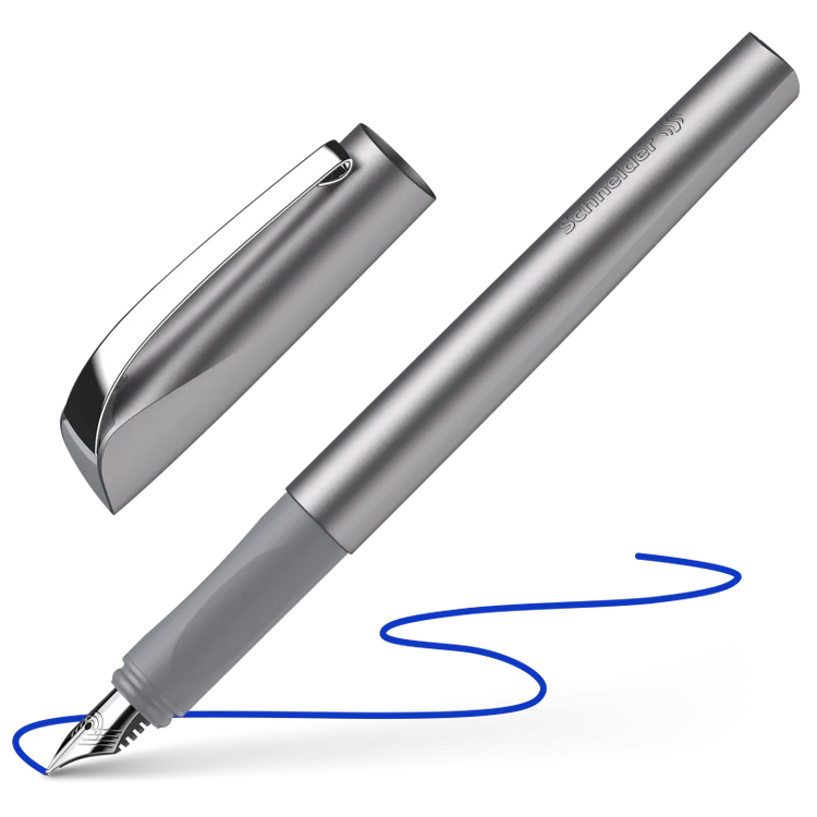 CEOD Shiny Silver Fountain Pen Schneider