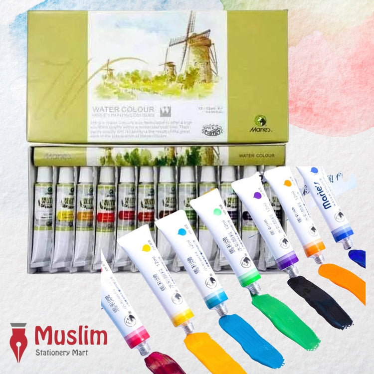 Marie's watercolor tube 12 color