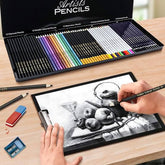 60 Colors Artist Kit with sketchbook