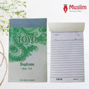 Toya Duplicate/ Triplicate Book 1x12