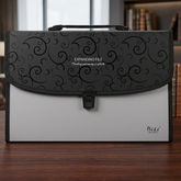 Expanding Bag Pattern Black