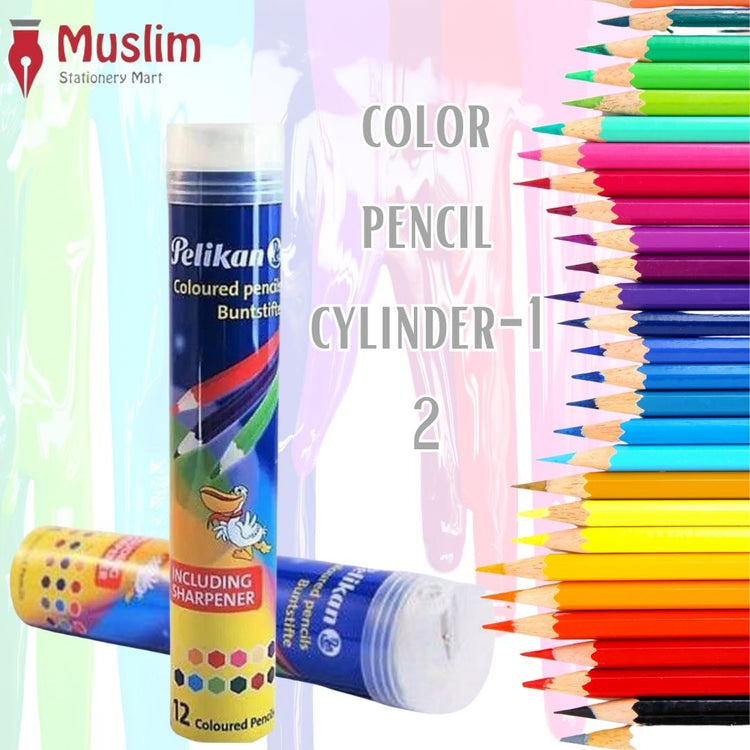 Pelikan Cylinder 12-Color Pencil
