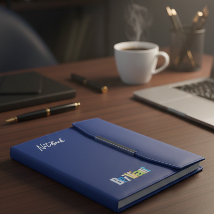 Folder Diary Blue