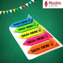 Sign Here Sticky Flag