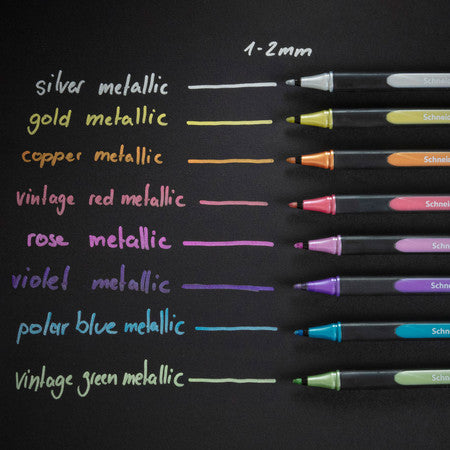 Schneider Metallic Fineliner Set