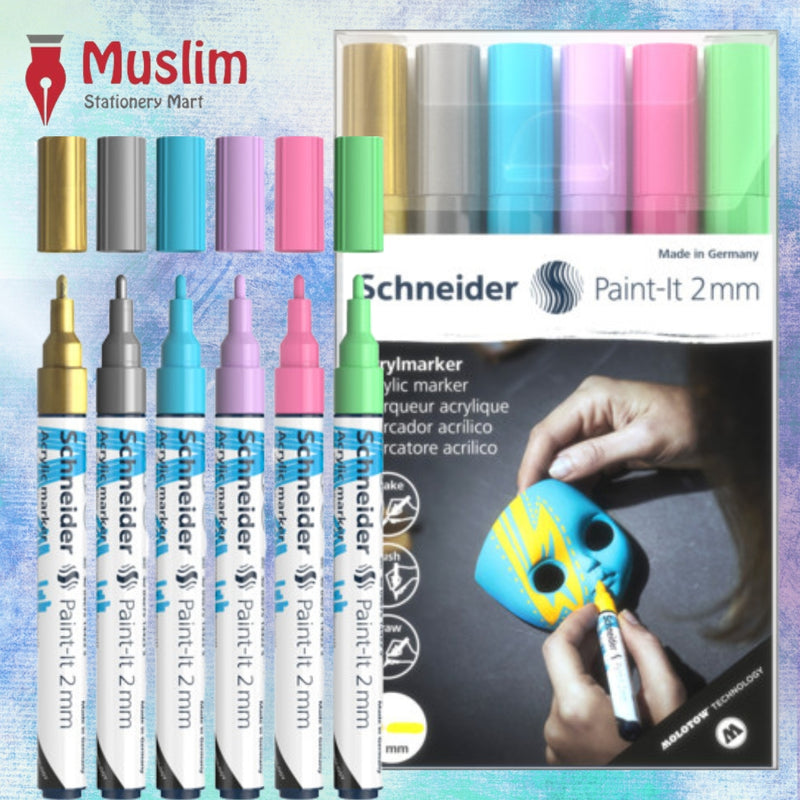Schneider Acrylic Marker 2mm Set