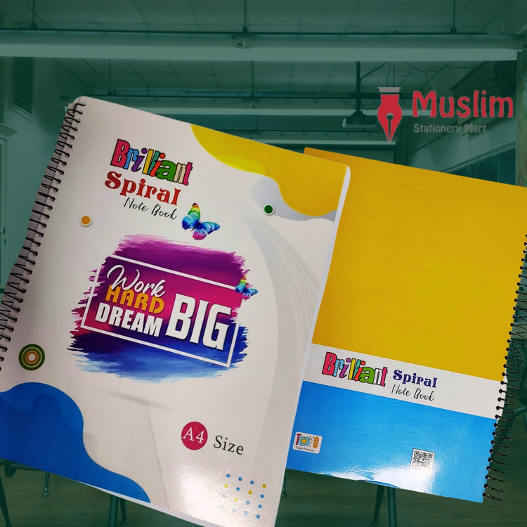 Spiral Notebook A4 Aspire Canvas