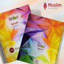 Spiral Notebook Directional Geometric A4