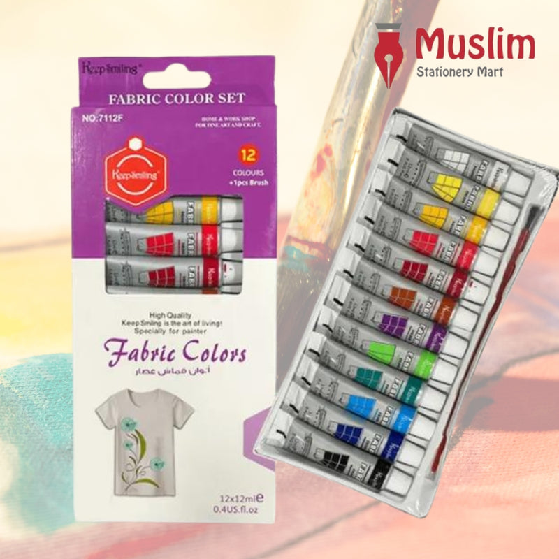 Keep Smiling Fabric Paints