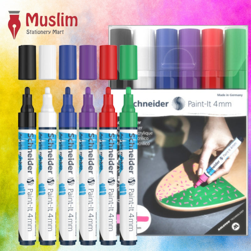 Schneider Acrylic Marker 4mm Set