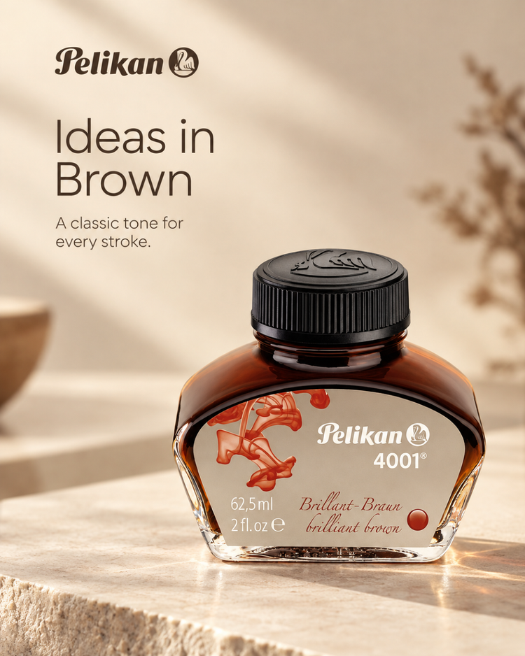 Pelikan Brilliant Brown Fountain Pen Ink
