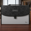 Expanding Bag Pattern Black
