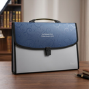 Expanding Bag Pattern Blue