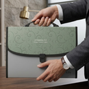 Expanding Bag Pattern Green