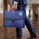 Expanding Bag Linning Blue