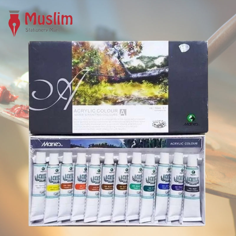 Maries acrylic 12-color 12ml