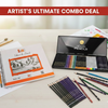 60 Colors Artist Kit with sketchbook