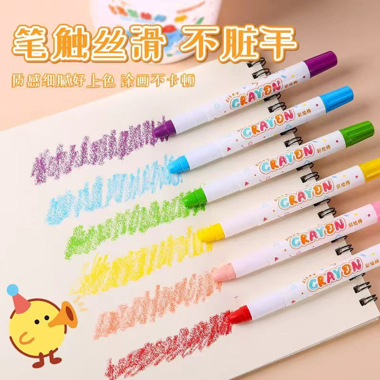 Silky 12-Color Lipstick Crayon