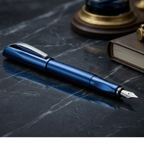 CEOD Shiny Blue Fountain Pen Schneider
