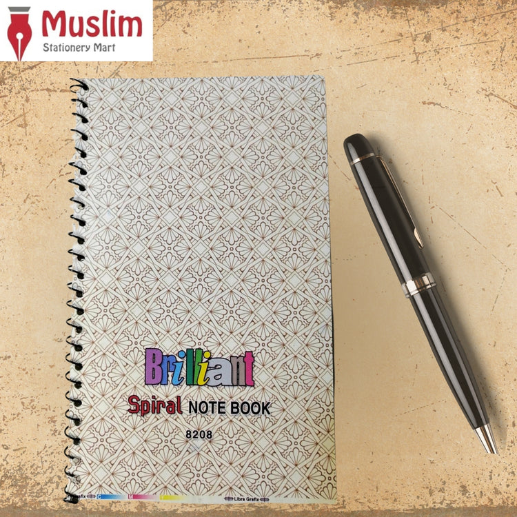Spiral 1x8 Notebook Elegance Pattern